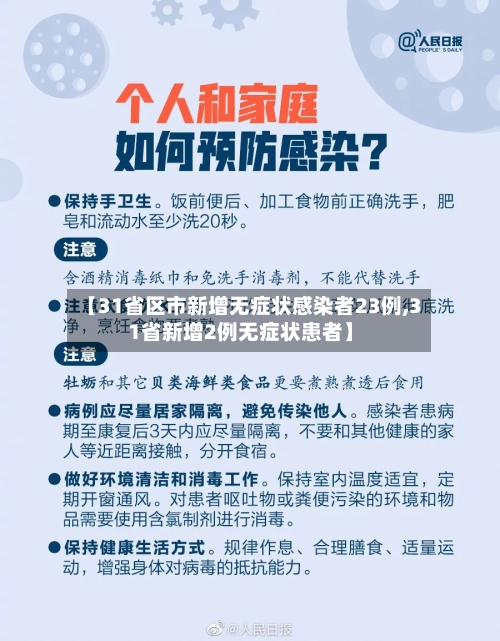 【31省区市新增无症状感染者23例,31省新增2例无症状患者】-第3张图片