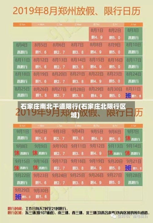 石家庄南北干道限行(石家庄北限行区域)
