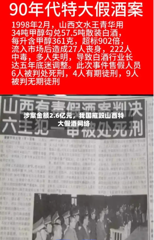 涉案金额2.6亿元，我国摧毁山西特大假酒网络-第3张图片