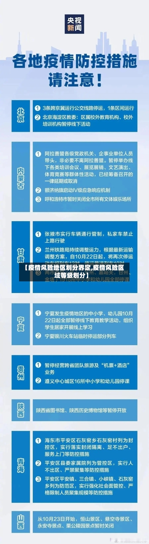 【疫情风险地区划分界定,疫情风险区域等级划分】-第2张图片