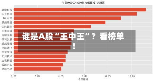 谁是A股“王中王	”？看榜单！-第3张图片