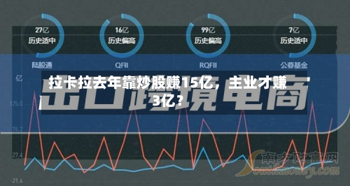 拉卡拉去年靠炒股赚15亿，主业才赚3亿？-第3张图片