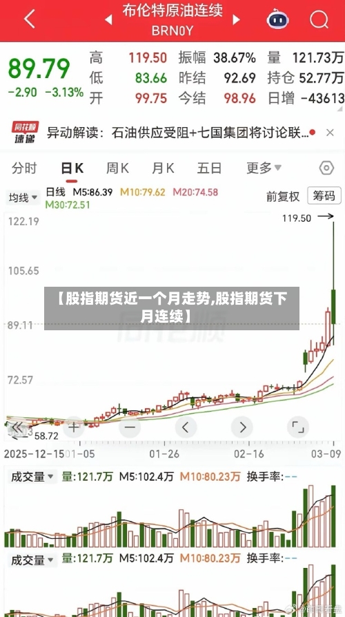 【股指期货近一个月走势,股指期货下月连续】