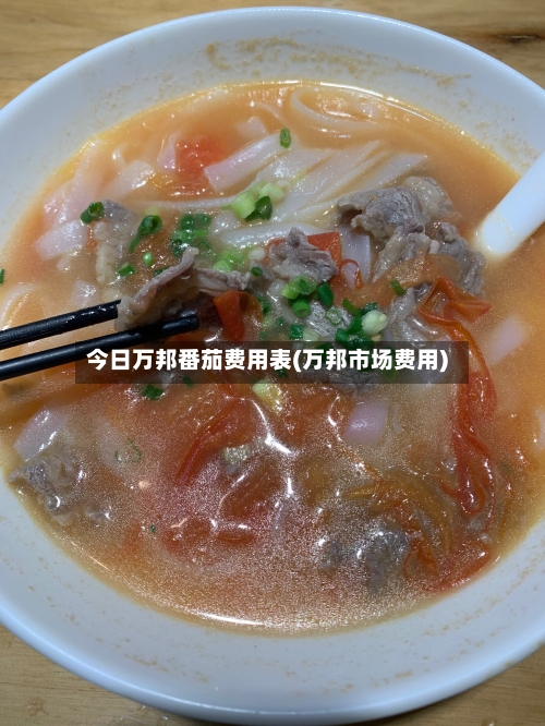今日万邦番茄费用表(万邦市场费用)-第2张图片