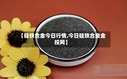 【硅铁合金今日行情,今日硅铁合金金投网】-第2张图片