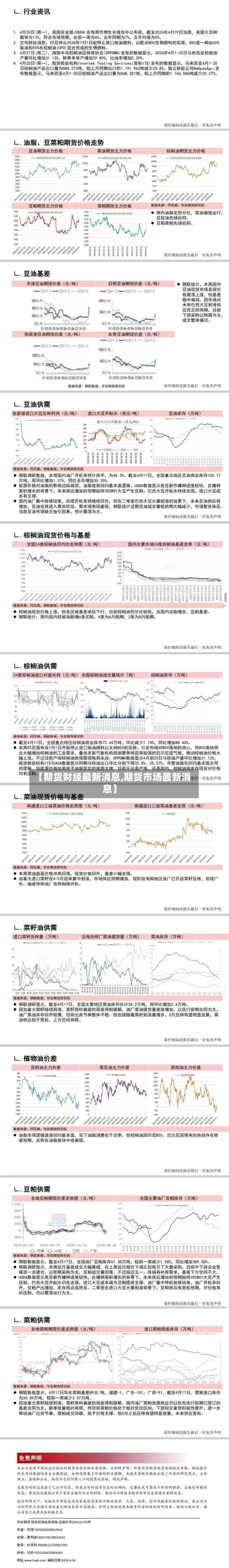 【期货财经最新消息,期货市场最新消息】