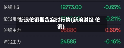 新浪伦铜期货实时行情(新浪财经 伦铜)