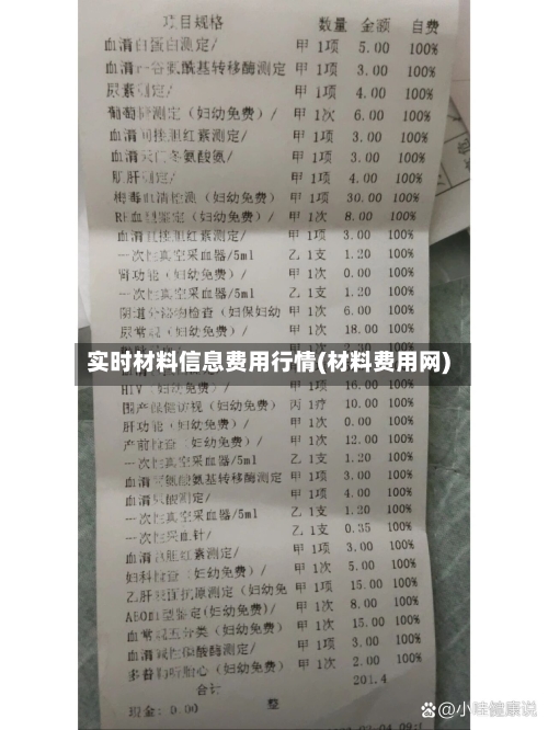 实时材料信息费用行情(材料费用网)-第2张图片