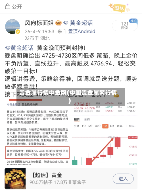 贵金属行情中金网(中国贵金属网行情)