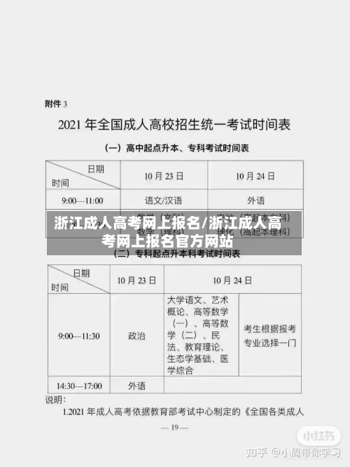 浙江成人高考网上报名/浙江成人高考网上报名官方网站-第2张图片