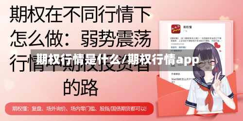 期权行情是什么/期权行情app