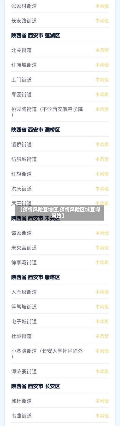 【疫情风险查地区,疫情风险区域查询网站】