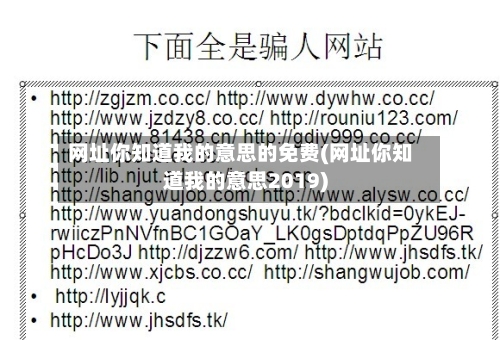 网址你知道我的意思的免费(网址你知道我的意思2019)