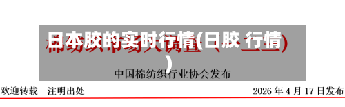 日本胶的实时行情(日胶 行情)