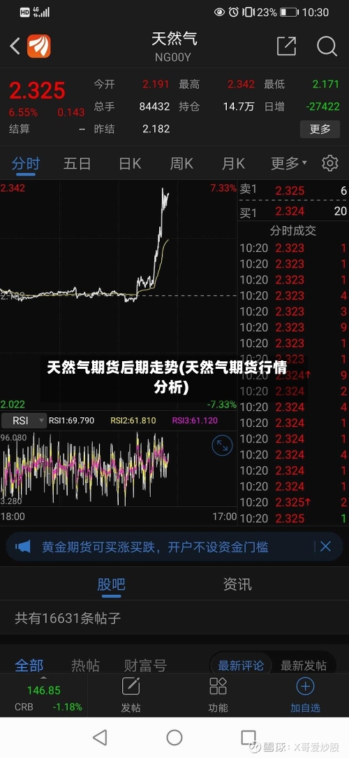 天然气期货后期走势(天然气期货行情分析)