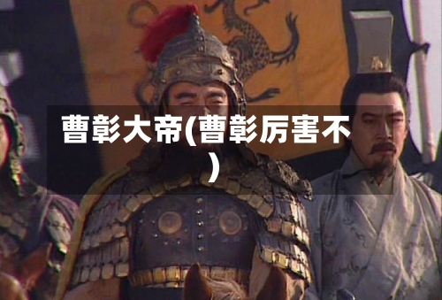 曹彰大帝(曹彰厉害不)