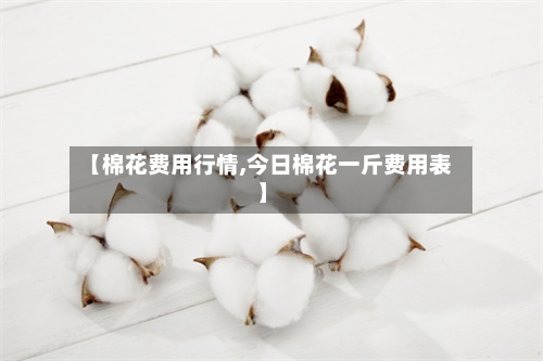 【棉花费用行情,今日棉花一斤费用表】-第2张图片