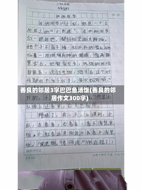 善良的邻居3字巴巴鱼汤饭(善良的邻居作文300字)
