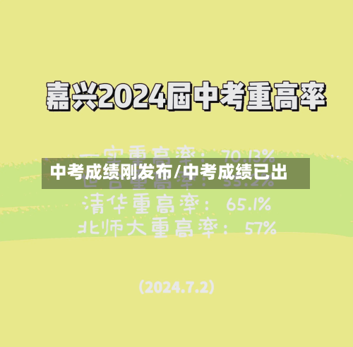 中考成绩刚发布/中考成绩已出