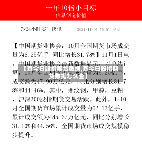 【查今日股指期货数据,查今日股指期货数据怎么查】-第3张图片