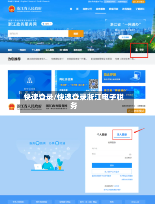 快速登录/快速登录浙江电子税务