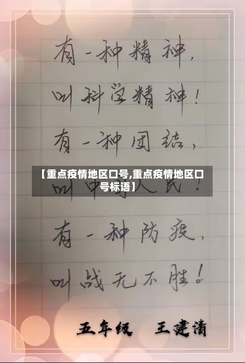 【重点疫情地区口号,重点疫情地区口号标语】-第2张图片