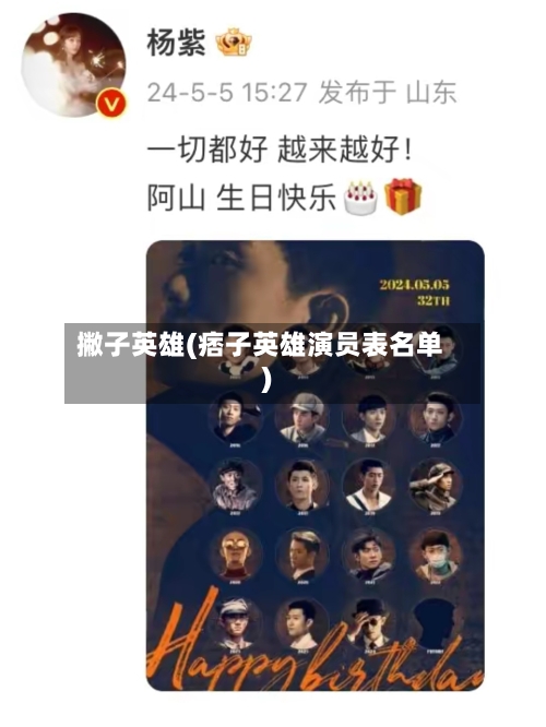 撇子英雄(痞子英雄演员表名单)