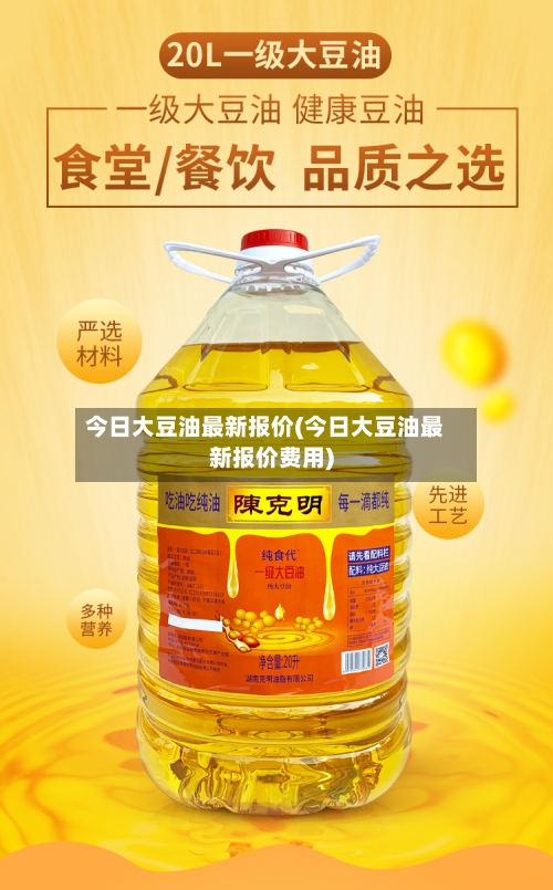 今日大豆油最新报价(今日大豆油最新报价费用)-第2张图片