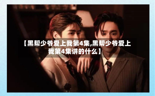 【黑帮少爷爱上我第4集,黑帮少爷爱上我第4集讲的什么】