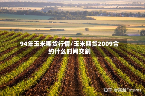 94年玉米期货行情/玉米期货2009合约什么时间交割