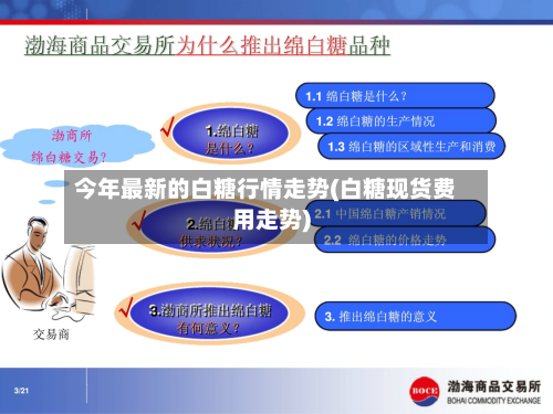 今年最新的白糖行情走势(白糖现货费用走势)