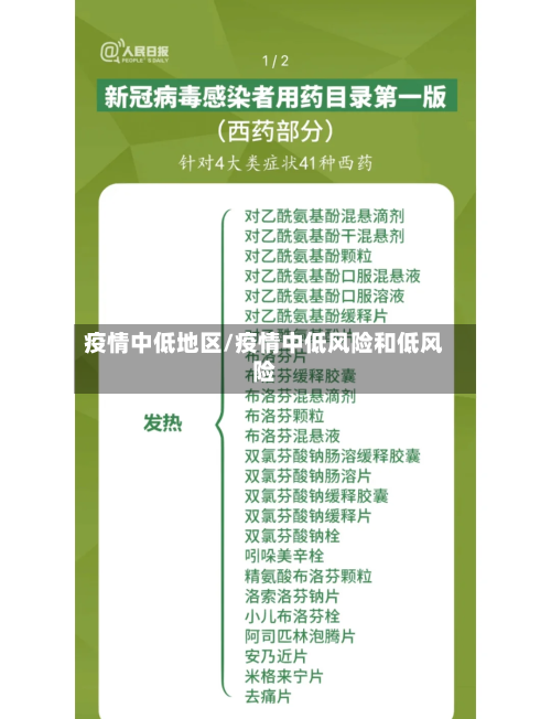疫情中低地区/疫情中低风险和低风险