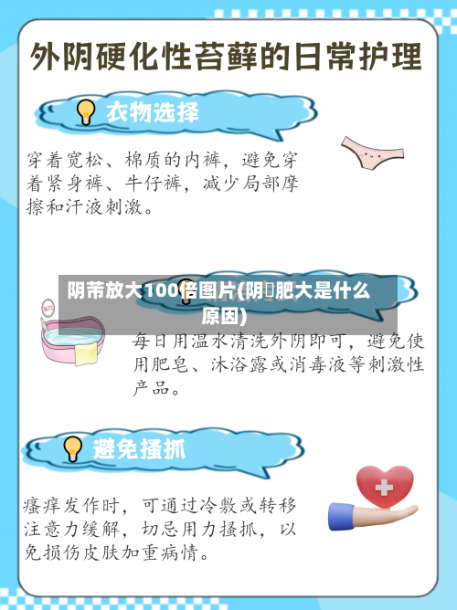阴芾放大100倍图片(阴媂肥大是什么原因)