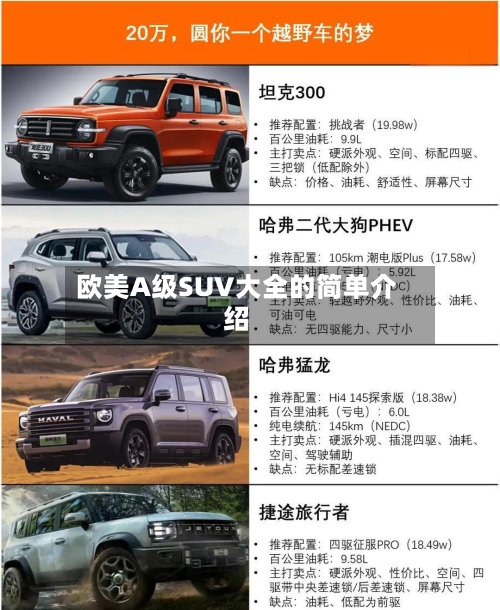 欧美A级SUV大全的简单介绍
