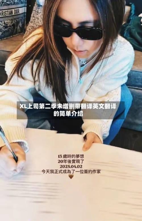 XL上司第二季未增删带翻译英文翻译的简单介绍