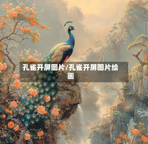 孔雀开屏图片/孔雀开屏图片绘画-第3张图片