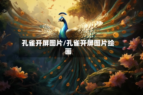 孔雀开屏图片/孔雀开屏图片绘画