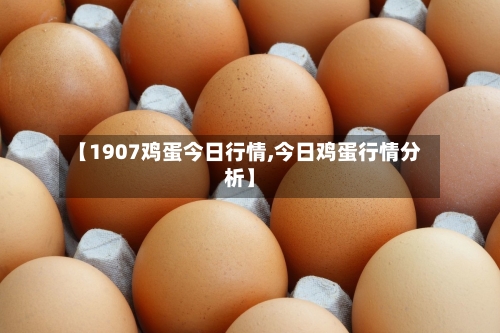 【1907鸡蛋今日行情,今日鸡蛋行情分析】