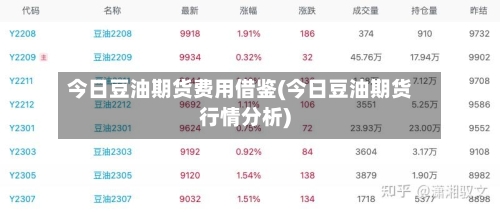 今日豆油期货费用借鉴(今日豆油期货行情分析)-第3张图片
