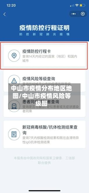 中山市疫情分布地区地图/中山市疫情风险等级图-第2张图片