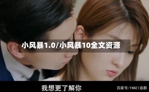 小风暴1.0/小风暴10全文资源