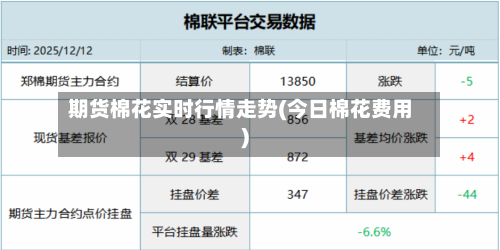 期货棉花实时行情走势(今日棉花费用)-第3张图片