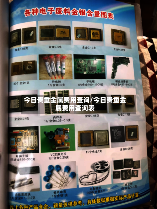 今日贵重金属费用查询/今日贵重金属费用查询表-第2张图片