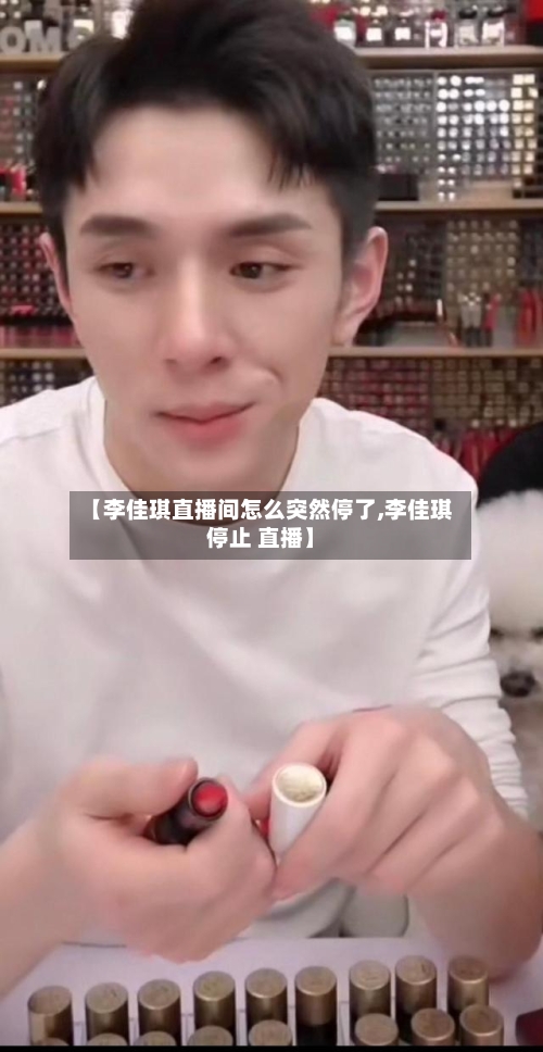 【李佳琪直播间怎么突然停了,李佳琪停止 直播】-第3张图片