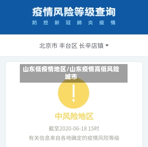 山东低疫情地区/山东疫情高低风险城市