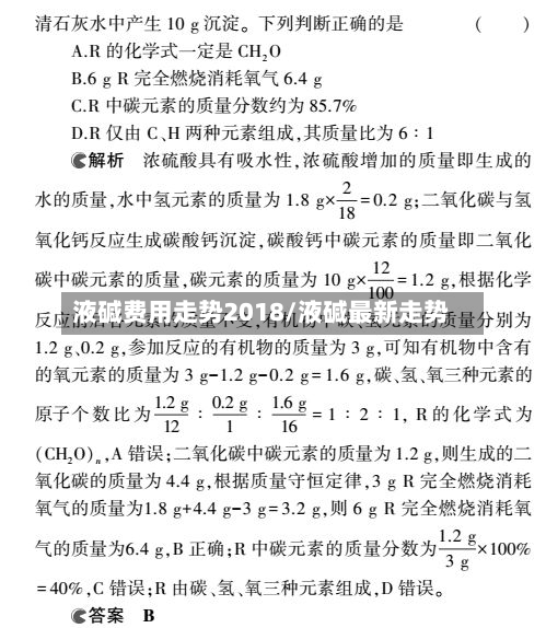 液碱费用走势2018/液碱最新走势-第3张图片