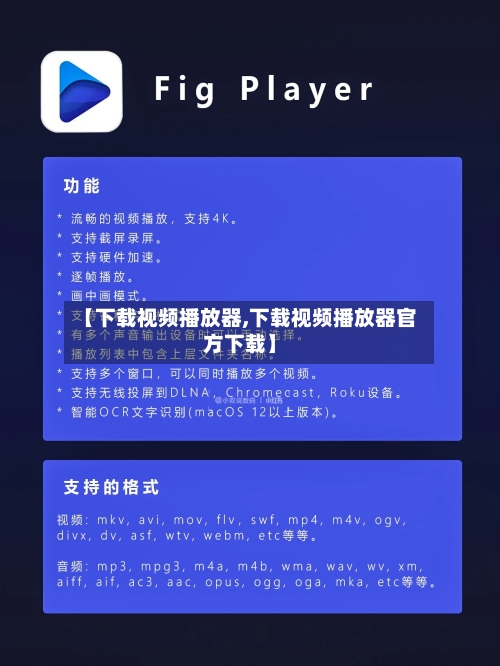 【下载视频播放器,下载视频播放器官方下载】-第3张图片