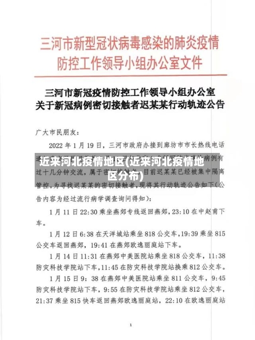 近来河北疫情地区(近来河北疫情地区分布)