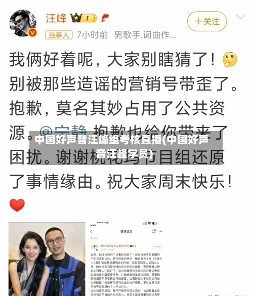 中国好声音汪峰组考核直播(中国好声音汪峰学员)