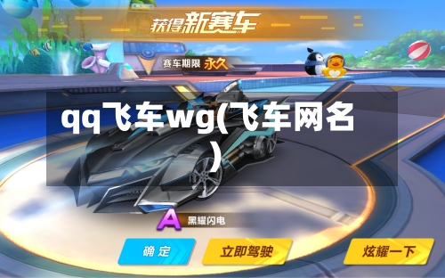 qq飞车wg(飞车网名)-第2张图片